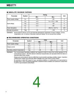 浏览型号MB3771的Datasheet PDF文件第4页
