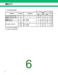 浏览型号MB3771的Datasheet PDF文件第6页