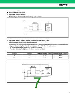 浏览型号MB3771的Datasheet PDF文件第7页