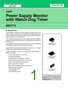 浏览型号MB3773的Datasheet PDF文件第1页