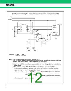 浏览型号MB3773的Datasheet PDF文件第12页