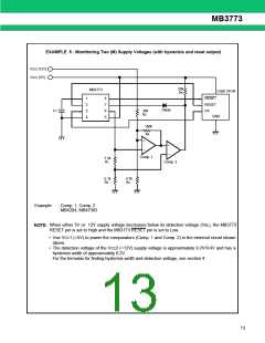 浏览型号MB3773的Datasheet PDF文件第13页