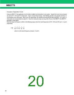 浏览型号MB3773的Datasheet PDF文件第20页