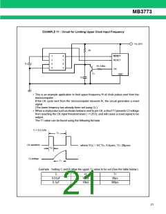 浏览型号MB3773的Datasheet PDF文件第21页