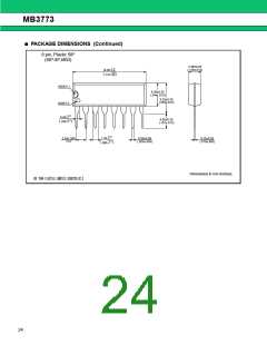 浏览型号MB3773的Datasheet PDF文件第24页