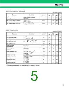 浏览型号MB3773的Datasheet PDF文件第5页