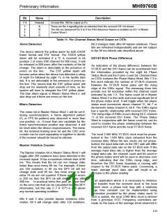 浏览型号MH89760BS的Datasheet PDF文件第11页