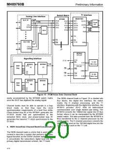 浏览型号MH89760BS的Datasheet PDF文件第20页