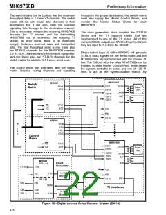 浏览型号MH89760BS的Datasheet PDF文件第22页
