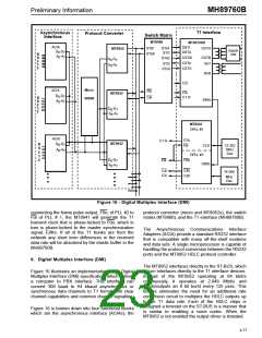 浏览型号MH89760BS的Datasheet PDF文件第23页