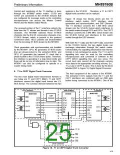浏览型号MH89760BS的Datasheet PDF文件第25页