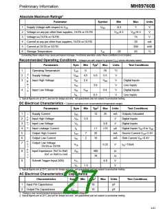 浏览型号MH89760BS的Datasheet PDF文件第27页