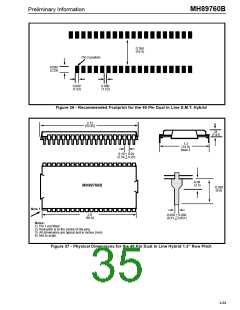 浏览型号MH89760BS的Datasheet PDF文件第35页