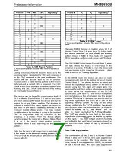 浏览型号MH89760BS的Datasheet PDF文件第7页