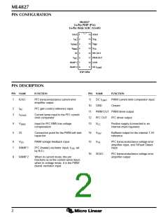 浏览型号ML4827CP-1的Datasheet PDF文件第2页