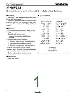浏览型号MN6761S的Datasheet PDF文件第1页