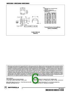 浏览型号MOC3061的Datasheet PDF文件第6页