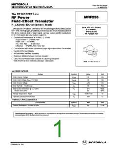 浏览型号MRF255的Datasheet PDF文件第1页
