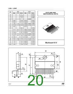 浏览型号L296P的Datasheet PDF文件第20页