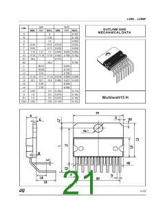 浏览型号L296P的Datasheet PDF文件第21页