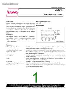 浏览型号LA1245的Datasheet PDF文件第1页