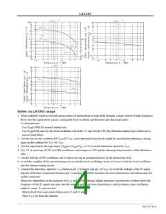 浏览型号LA1245的Datasheet PDF文件第4页