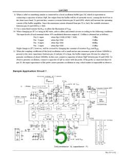 浏览型号LA1245的Datasheet PDF文件第5页