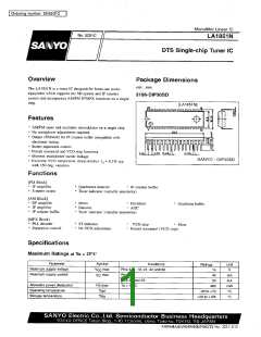 浏览型号LA1851N的Datasheet PDF文件第1页