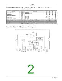 浏览型号LA4282的Datasheet PDF文件第2页