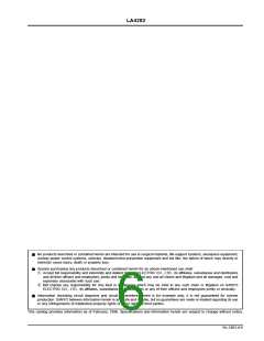 浏览型号LA4282的Datasheet PDF文件第6页