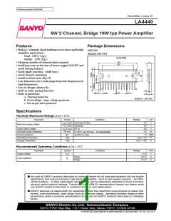 浏览型号LA4440的Datasheet PDF文件第1页