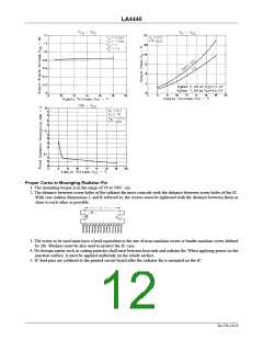 浏览型号LA4440的Datasheet PDF文件第12页