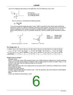 浏览型号LA4440的Datasheet PDF文件第6页