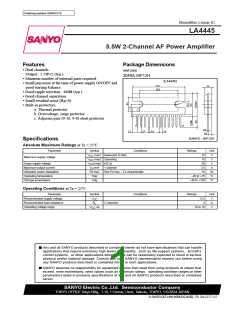浏览型号LA4445的Datasheet PDF文件第1页