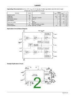 浏览型号LA4445的Datasheet PDF文件第2页