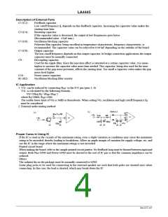 浏览型号LA4445的Datasheet PDF文件第4页