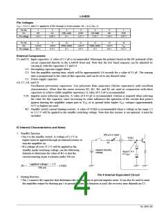 浏览型号LA4628的Datasheet PDF文件第4页