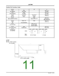 浏览型号LA7386的Datasheet PDF文件第11页