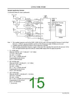 浏览型号LC7218的Datasheet PDF文件第15页