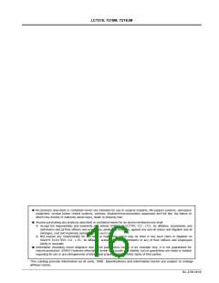 浏览型号LC7218的Datasheet PDF文件第16页