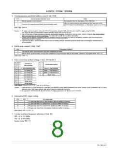 浏览型号LC72722的Datasheet PDF文件第8页