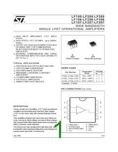 浏览型号LF356N的Datasheet PDF文件第1页