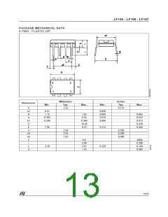 浏览型号LF356N的Datasheet PDF文件第13页