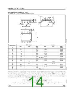 浏览型号LF356N的Datasheet PDF文件第14页