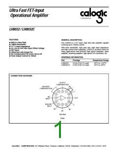 浏览型号LH0032的Datasheet PDF文件第1页