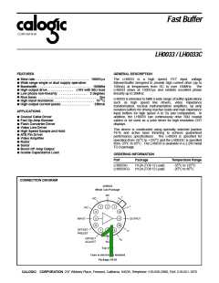 浏览型号LH0033CG的Datasheet PDF文件第1页
