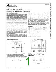 浏览型号LM117的Datasheet PDF文件第1页