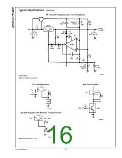 浏览型号LM117的Datasheet PDF文件第16页