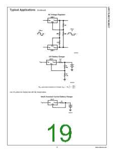 浏览型号LM117的Datasheet PDF文件第19页