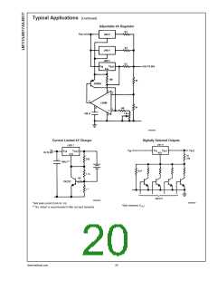 浏览型号LM117的Datasheet PDF文件第20页